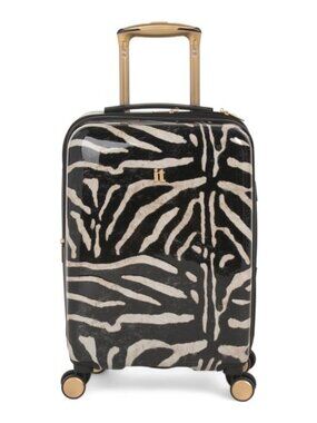 IT LUGGAGE 22in Zebra Print Hardside Carry-on Spinner